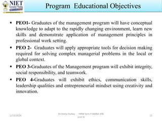 Unit 4 PPT on Human Resource Management | PPTX