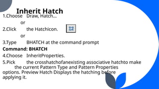 Comprehensive Guide to Dimensions, Hatch Patterns, Gradients, and ...
