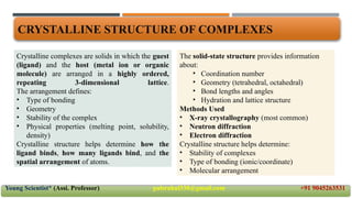 Complexation and Protein Binding: Unit IV (ii) [BP302T] .pptx