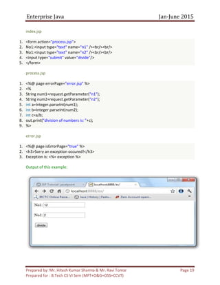 JSP and struts programming | PDF