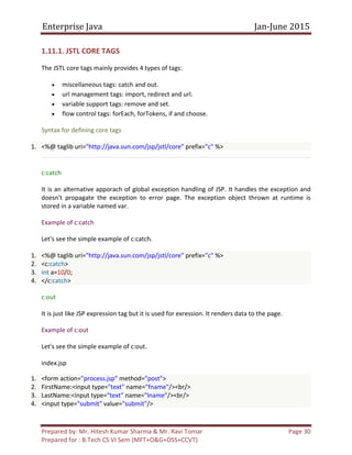 JSP and struts programming | PDF