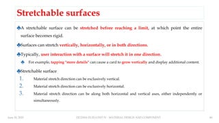 Unit Direction Material UNIT IV MATERIAL DESIGN AND COMPONENTS | PPTX