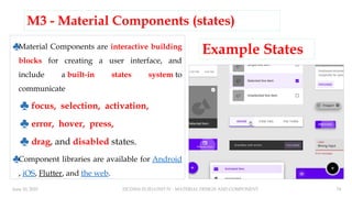 UNIT IV MATERIAL DESIGN AND COMPONENTS | PPTX