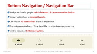 UNIT IV MATERIAL DESIGN AND COMPONENTS | PPTX