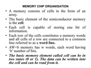 Unit IV Memory and I/O Organization | PDF