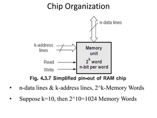 Unit IV Memory and I/O Organization | PDF