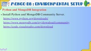Comprehensive Guide to MongoDB with Python Integration and CRUD ...