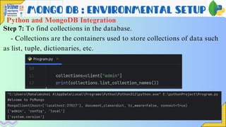 Comprehensive Guide to MongoDB with Python Integration and CRUD ...