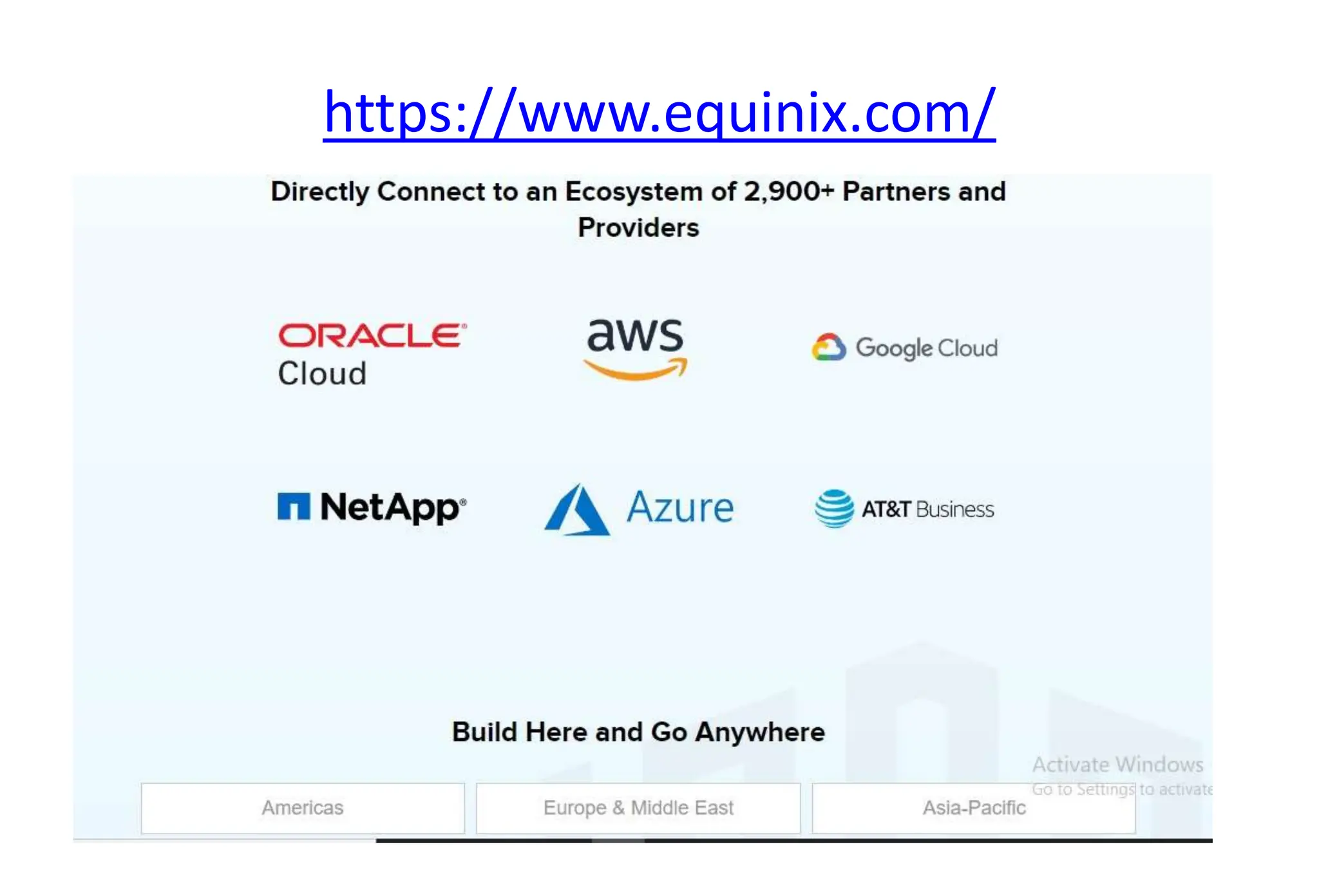 https://www.equinix.com/
 