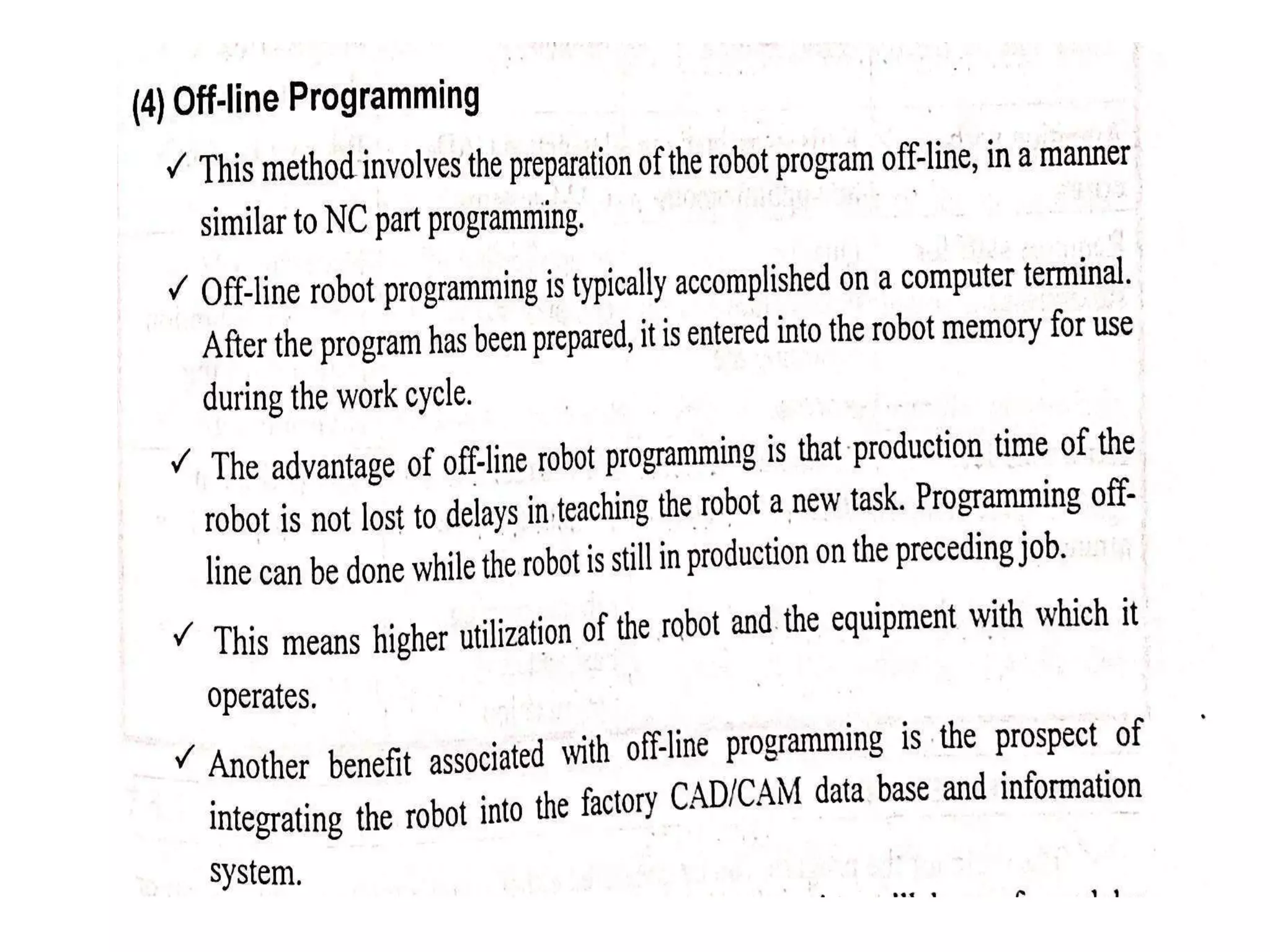 Unit iv robot programming