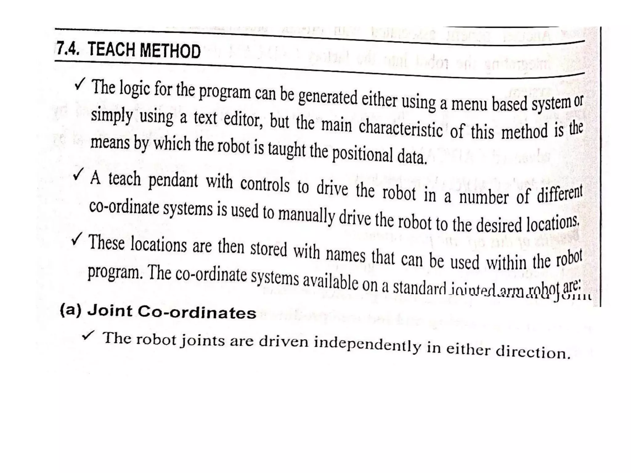 Unit iv robot programming