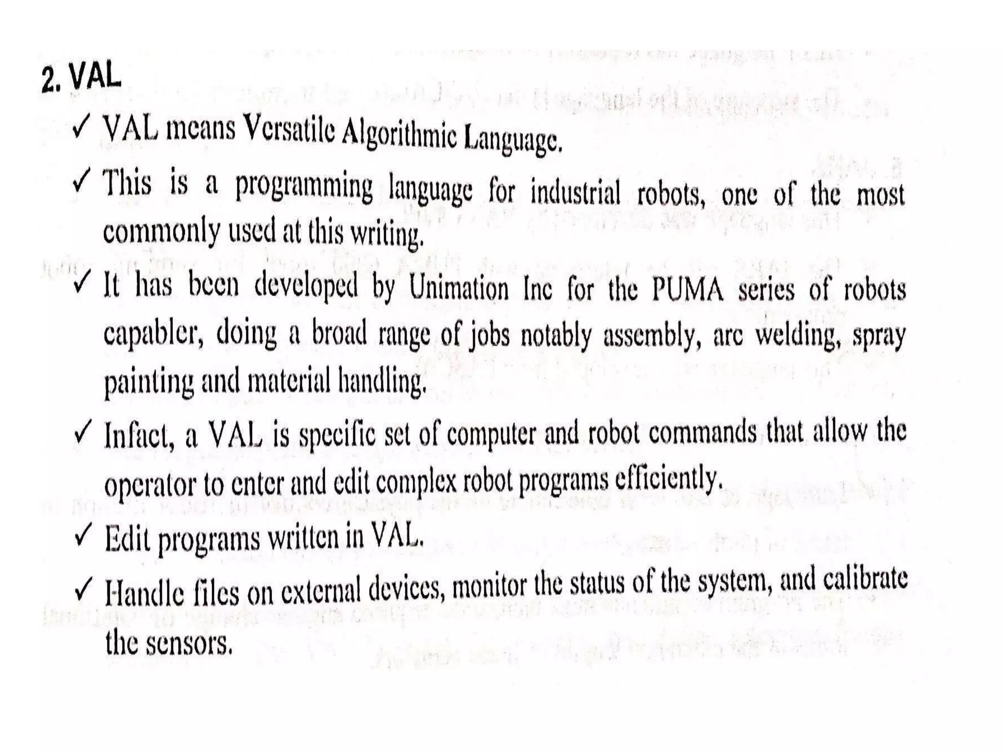 Unit iv robot programming