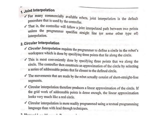 Unit iv robot programming