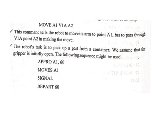 Unit iv robot programming