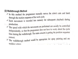 Unit iv robot programming