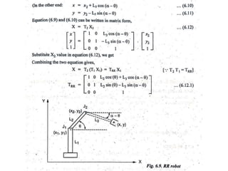 Unit IV robotics-- Kinematics | PDF