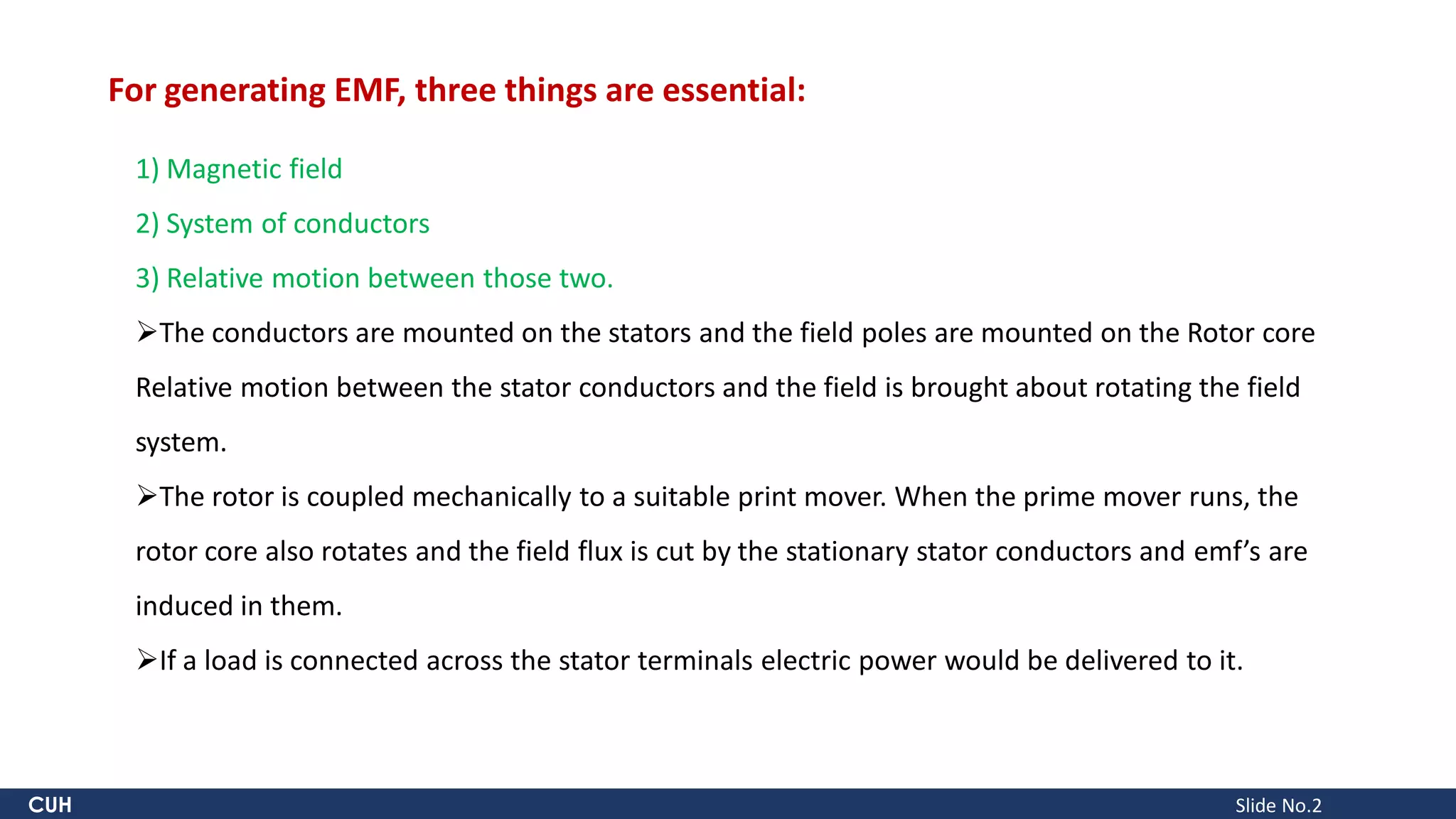 synchronous machine construction | PDF