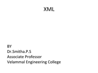 Unit iv xml | PPTX