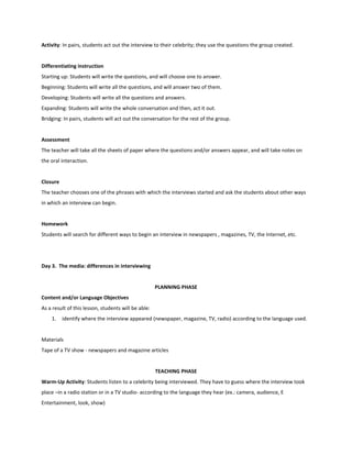 Students will be able to draw on background knowledge and knowledge of text structure to understand selections, read and follow instructions to complete an assigned task, summarize a text and draw conclusions based on explicit and implied information.