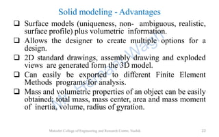 Solid Modeling | PDF