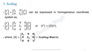 Geometric Transformation 