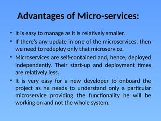 Unit No. II Architecture.pptx Cloud Microservices & Application | PPTX