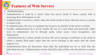 Web Technologies: Introduction, Client Side Technologies | PPTX