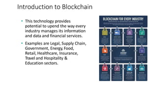 Introduction to Blockchain Technology | PPTX