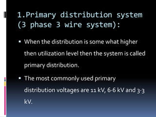 Distribution System od power system engi | PPT