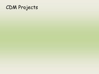 CDM Projects
 