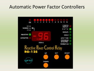Automatic Power Factor Controllers
 