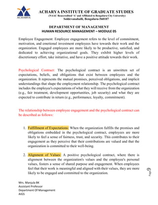 HUMAN RESOURCE MANAGEMENT BBA NEP BATCH SECOND SEMESTER NOTES | PDF