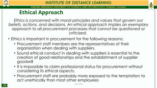 UNIT ONE UPDATED EVOLUTION OF PROCUREMENT . | PPTX