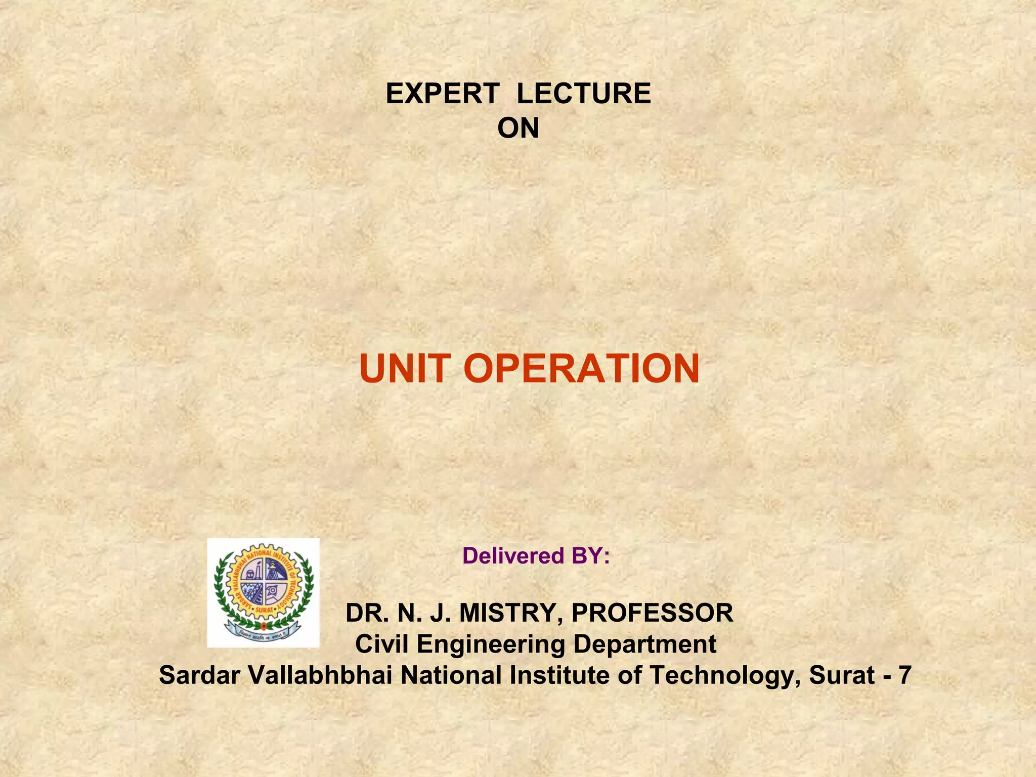 Unit operation | PPT