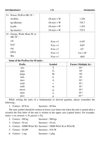 Prefix Cal Comprehensive Guide to Unit Operations in Chemical Engineering: Fluid ...