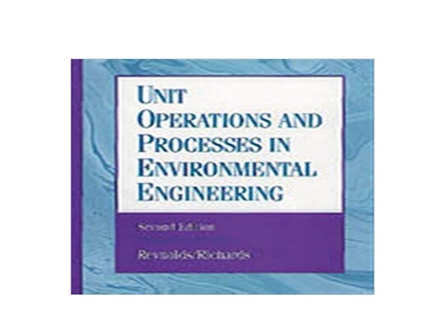 Unit Operations And Processes In Environmental Engineering Solution Manual