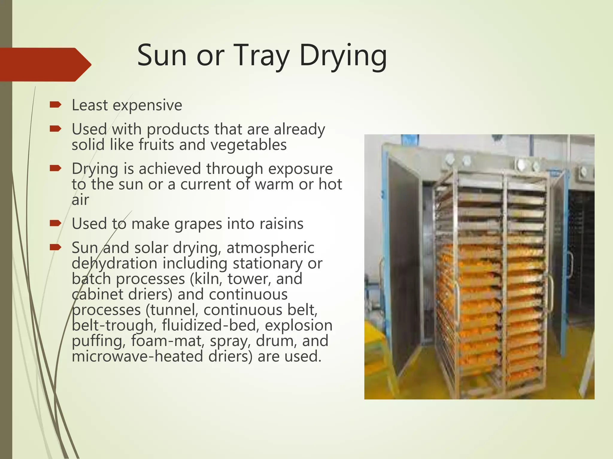 Unit operations in food processing