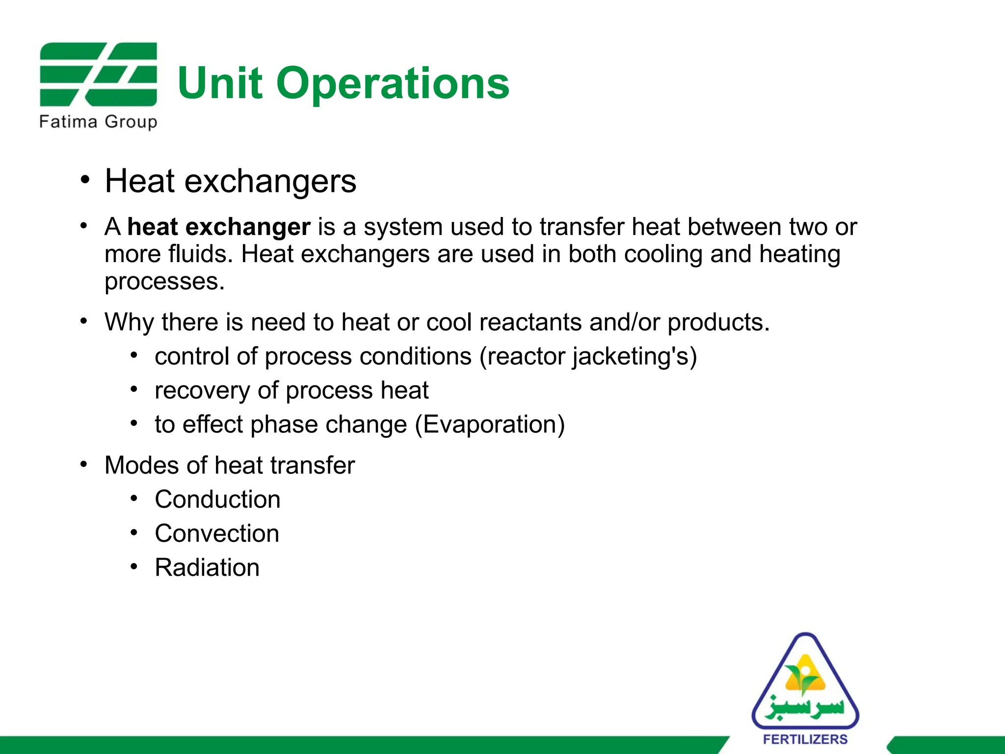 Unit Operations & Unit Process for process plant | PPTX