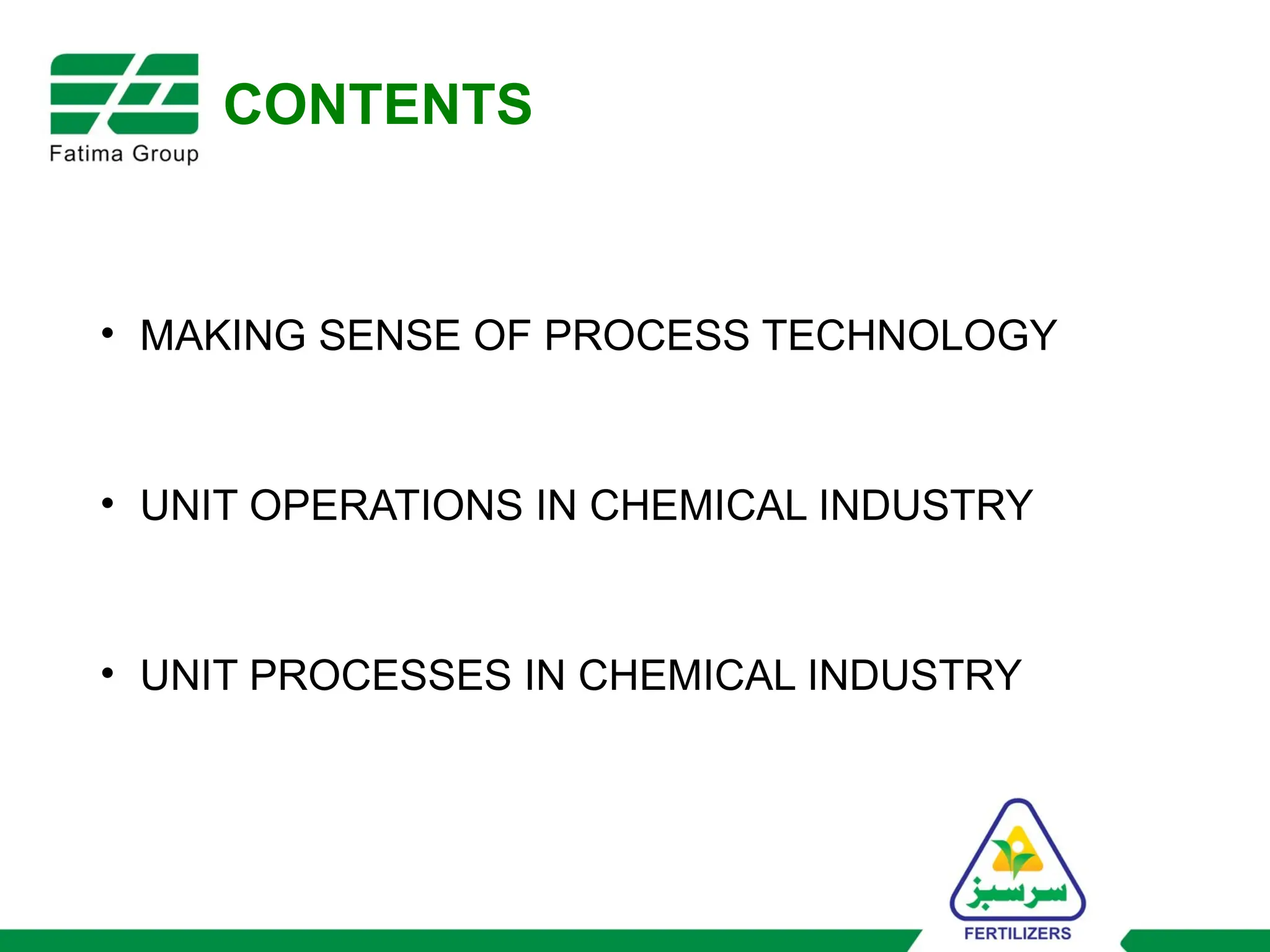 Unit Operations & Unit Process for process plant | PPTX