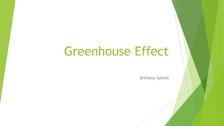 Greenhouse Effect
Brittany Sellers

 