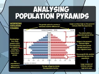 ANALYSING
POPULATION PYRAMIDS
 