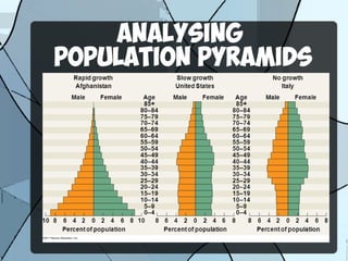 ANALYSING
POPULATION PYRAMIDS
 