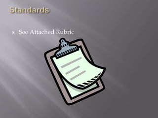 StandardsSee Attached Rubric