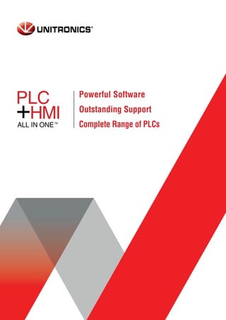 Powerful Software
Outstanding Support
Complete Range of PLCsALL IN ONE
PLC
HMI
 