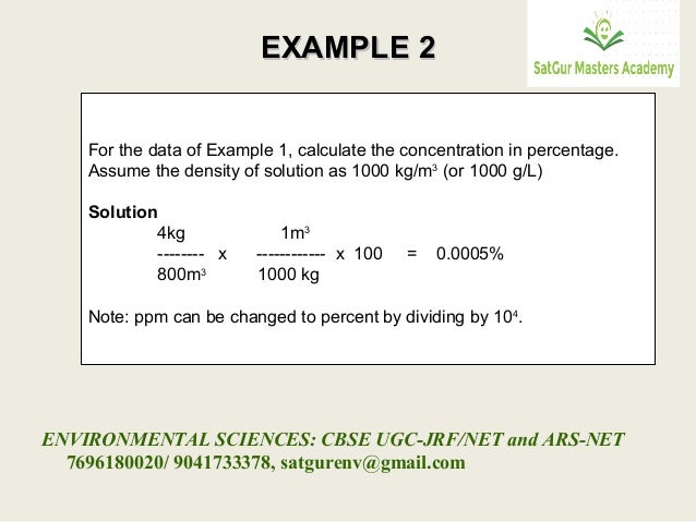 how to calculate ppm from percentage how to calculate ppm from percentage