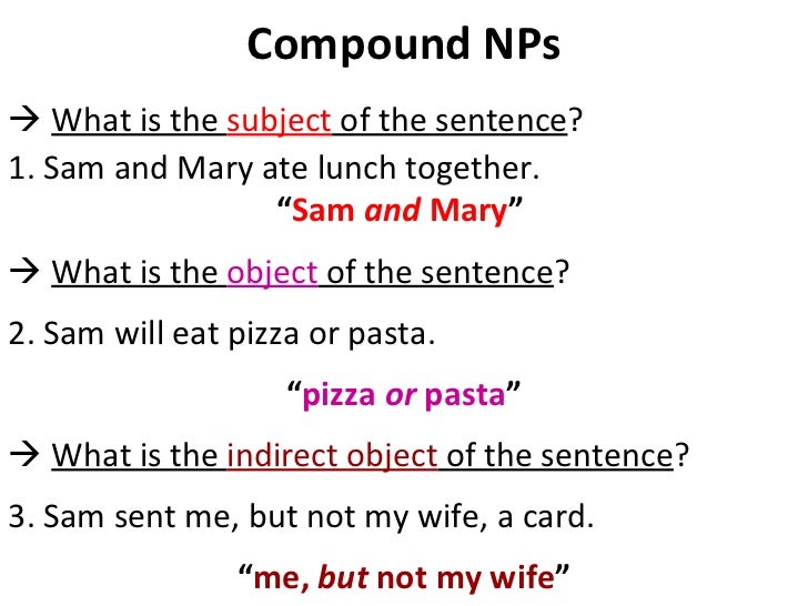 compound sentence example