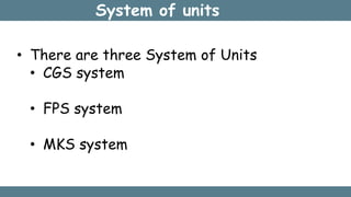 Mks System Units and Measurements.pptx