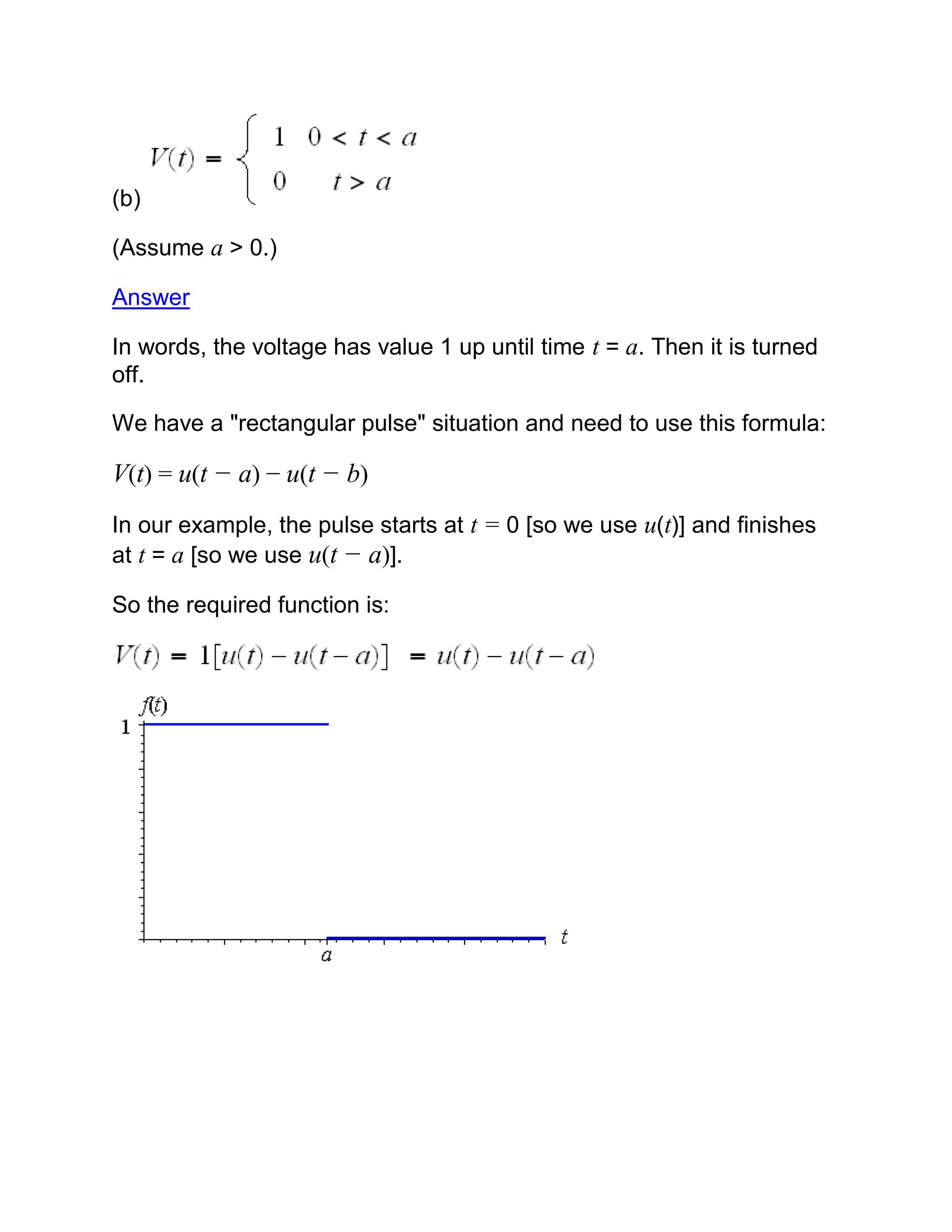 Unit step function | DOCX