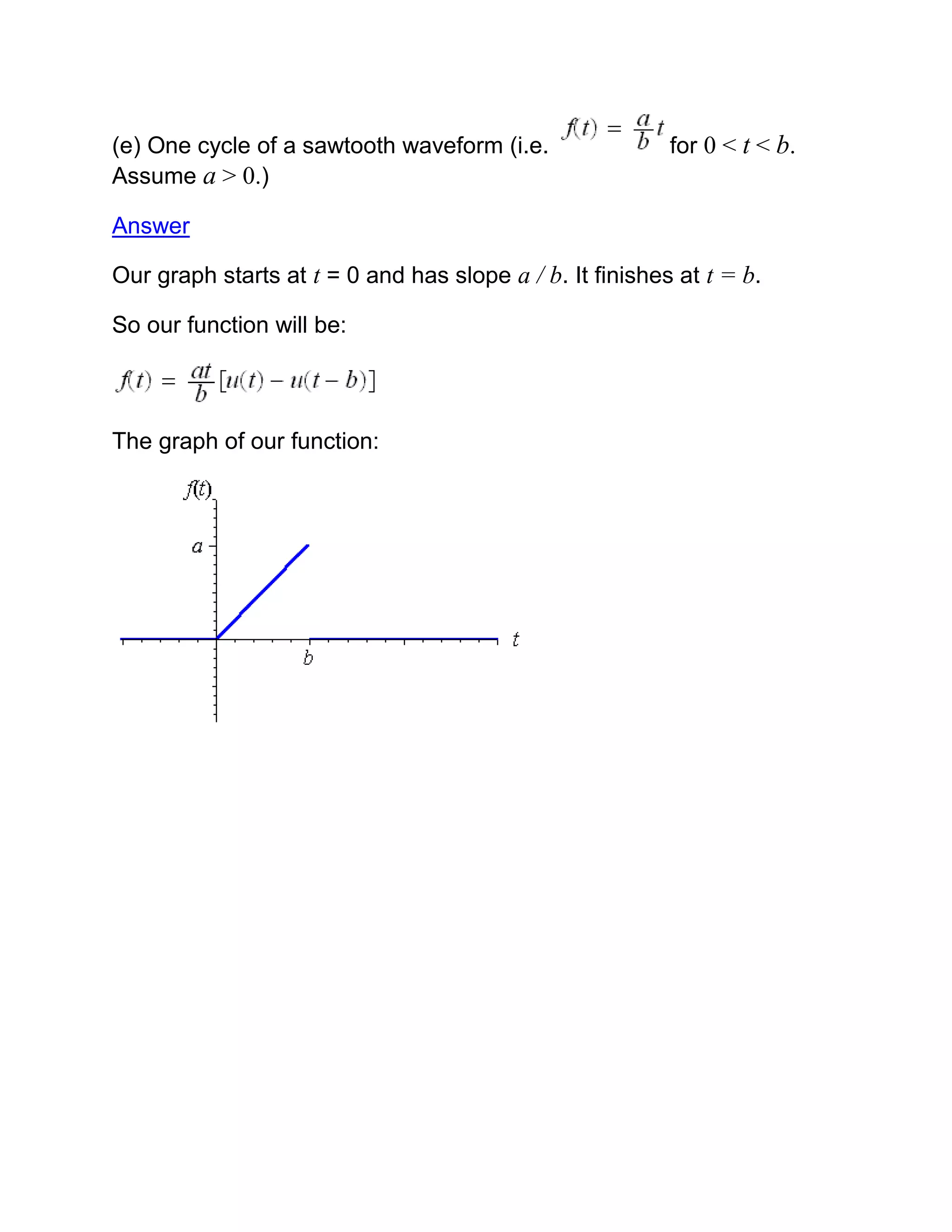 Unit step function | DOCX