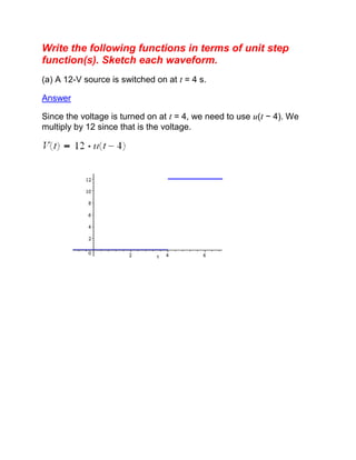 Unit step function | DOCX